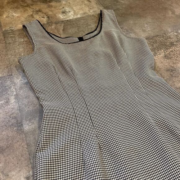vintage 90s la belle houndstooth office siren dress size 5 - Picture 2 of 8